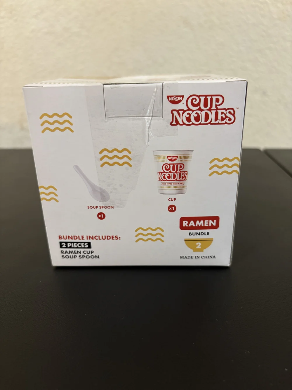 Target Nissin Cup Noodles Party Favor Set — White and Red